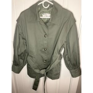 NWOT ASOS Design Petite Size 2 Olive Green Jacket
